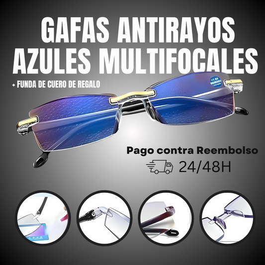 GAFAS OCULARIS® | GAFAS MULTIFOCALES 2 EN 1 CON PROTECCIÓN CONTRA LUZ AZUL