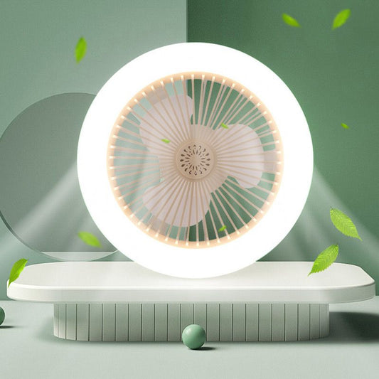 Lámpara LED 3 en 1 con ventilador para aromaterapia